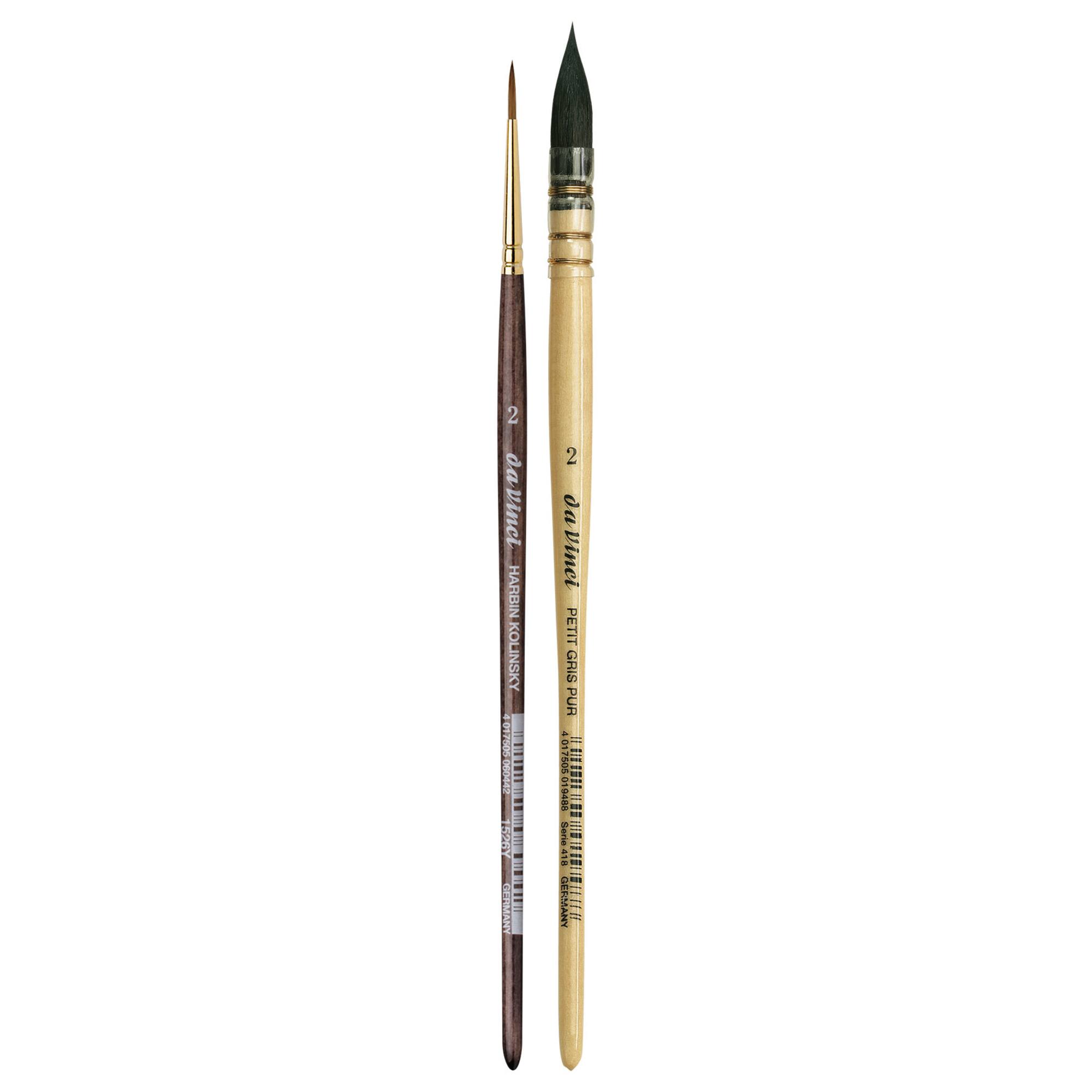 da Vinci Watercolor Round Brush Set
